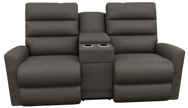 La-Z-Boy® Liam Ash Power Wall Reclining Loveseat with Console and Headrest-1