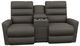 La-Z-Boy® Liam Ash Power Wall Reclining Loveseat with Console and Headrest-1