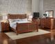 A-America® Mission Hill Harvest King Slat Panel Bed-1