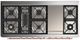 Ilve® Majestic III 60" White Pro Style Dual Fuel Natural Gas Range with Solid Door and Copper Trim-3