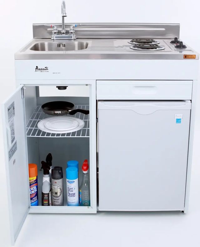 Avanti® 36" White Kitchenette-4