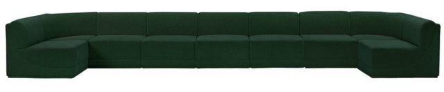 Meridian Furniture Ollie 9-Piece Green Sectional-1