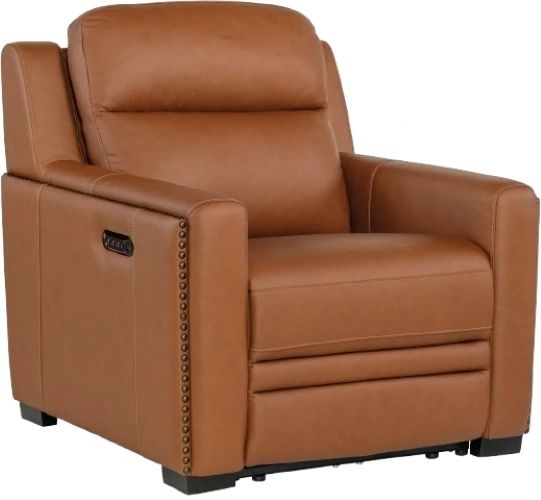 Hooker® Furniture MS McKinley Candid Spice Power Recliner with Power Headrest and Lumbar-0