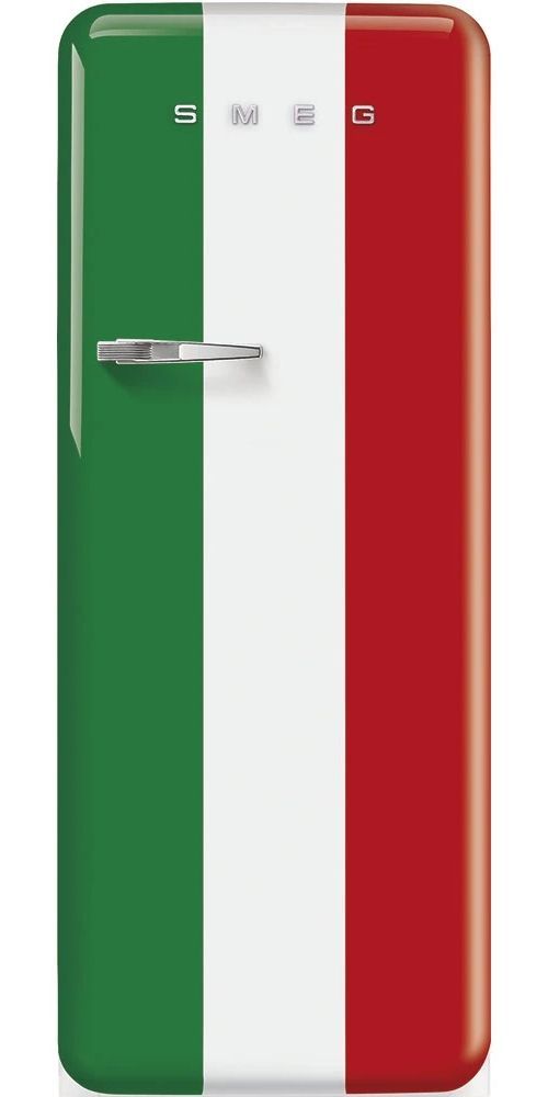 Smeg 50's Retro Style 9.9 Cu. Ft. Italian Flag Compact Refrigerator-0