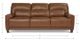 La-Z-Boy® Draper Pewter Leather Sofa-4