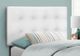 Monarch Specialties Inc. White Leather Look Twin Headboard-2
