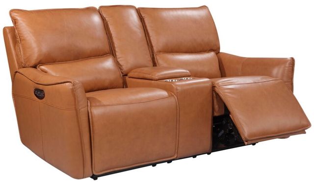 Leather Italia™ Shae Portland Desert Power Reclining Loveseat-0