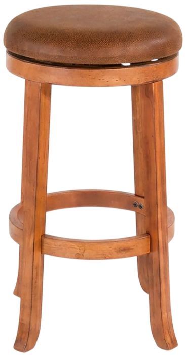 Sunny Designs™ Sedona Rustic Oak 30" Swivel Bar Stool-2