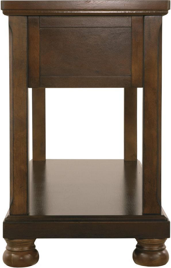 Signature Design by Ashley® Porter Rustic Brown Console Sofa Table-4