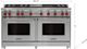 Wolf® 60" Stainless Steel Pro Style Gas Range-2
