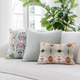 Laura Park Designs Under The Sea Dark Green 14" x 20" Lumbar Pillow-1