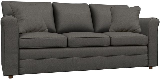 La-Z-Boy® Leah Charcoal Queen Sleeper Sofa-0