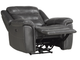 Fauteuil inclinable motorisé Lance en cuir gris Mazin Furniture-3