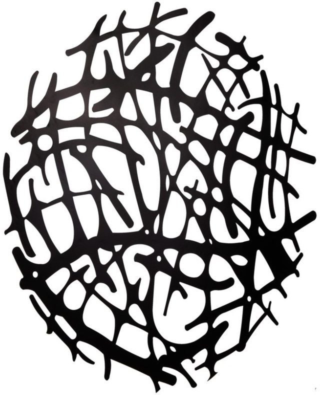 Moe's Home Collection Motif Black Wall Decor-1