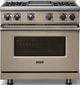 Viking® 7 Series 36" Nantucket Pro Style Natural Gas Range with Griddle-2