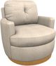 Best® Home Furnishings Customizable Skipper Swivel Chair with Honey Birch Legs-0