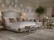 Century® Carrier and Company Light Gray Queen Gemma Upholstered Bed-2