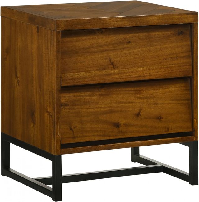Meridian Furniture Reed Antique Coffee Nightstand-0