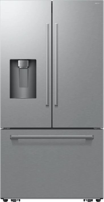 Samsung Bespoke AI 36'' 28.5 Cu. Ft. Fingerprint Resistant Steel Freestanding French Door Refrigerator-0