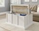 Sauder® Cottage Road® White Storage Coffee Table with Brown Top -3