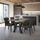 Amisco Customizable Pedro Dining Side Chair-1
