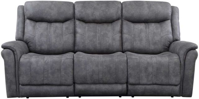 Steve Silver Co. Morrison Stone Dual Power Reclining Sofa-1