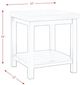 Elements International Kansas 2-Piece Espresso Occasional Table Set-4