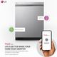 LG 24" Stainless Steel Smart Wi-Fi Enabled Built In Dishwasher with QuadWash™-3
