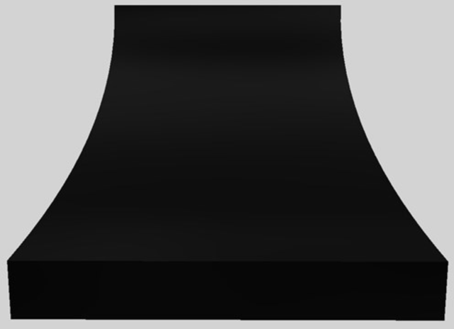 Vent-A-Hood® Designer Series 42" Black Wall Mounted Range Hood-0