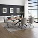 ACME Furniture Lawton 2-Piece Black/Gray Swivel Side Chair Set-1