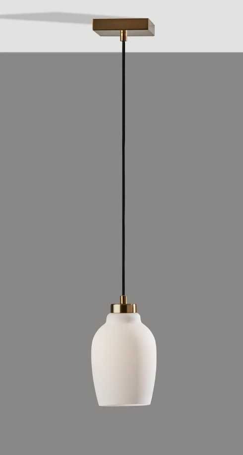 Adesso® Clara Antique Brass Pendant-1