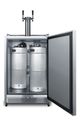 Summit® Stainless Steel Dual Cocktail Dispensing Tap Kit-3