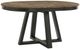 Intercon Harper Brushed Brown/Pecan Round Dining Table-0