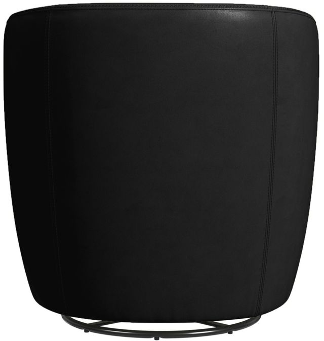 Elements International Vito Pebble Black Swivel Chair-4