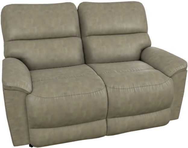 La-Z-Boy® Brooks Charcoal Manual Reclining Loveseat-0