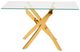 VIG Furniture Modrest Pyrite Gold Glass Console Table-1