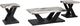 Signature Design by Ashley® Cendill 3-Piece Dark Brown/White Occasional Table with Black Base Set-0