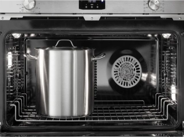 Verona® Stainless Steel 30'' Telescopic Gliding Rack Wall Oven-2
