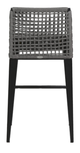 Ratana Genval Black Aluminum Bar Chair-1