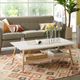 Olliix by Madison Park Off-White Parker Coffee Table with Natural Base-4