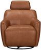 Parker House® Miles Renaissance Cinnamon Swivel Gliding Accent Chair-1