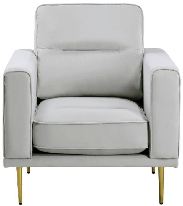 Homelegance® Violetta Gray Accent Chair-1