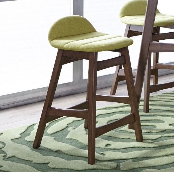 Liberty Furniture Space Savers Green/Satin Walnut 24" Counter Chair-1