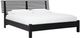 Signature Design by Ashley® Danziar Black Queen Slat Panel Bed-0