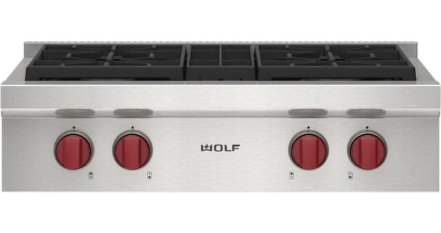 Wolf® 30" Pro Style Natural Gas Rangetop-0