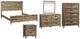 Liberty Furniture Ridgecrest 5-Piece Cobblestone California King Panel Bedroom Set-0