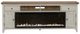 Liberty Furniture Farmhouse Reimagined Brown/White Console with Fireplace-4