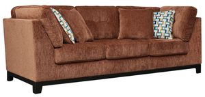 Front view of the Ashley® Laylabrook Spice Sofa