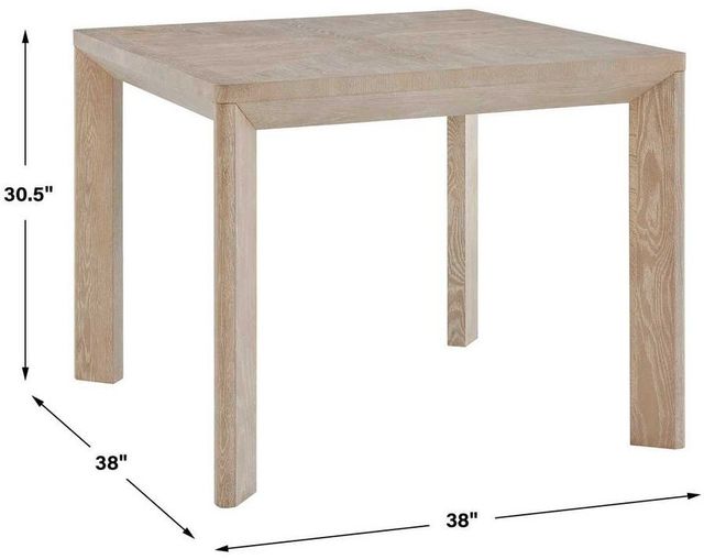 Uttermost® Noval Brown Square Dining Game Table-4