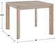 Uttermost® Noval Brown Square Dining Game Table-4